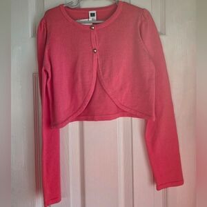 Janie and Jack Vibrant Pink Cardigan